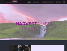 Tablet Screenshot of harvestchapellevant.com
